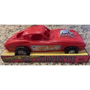 Vintage Tim Mee Toy 15 inch '63 Split Window Corvette In Original Box